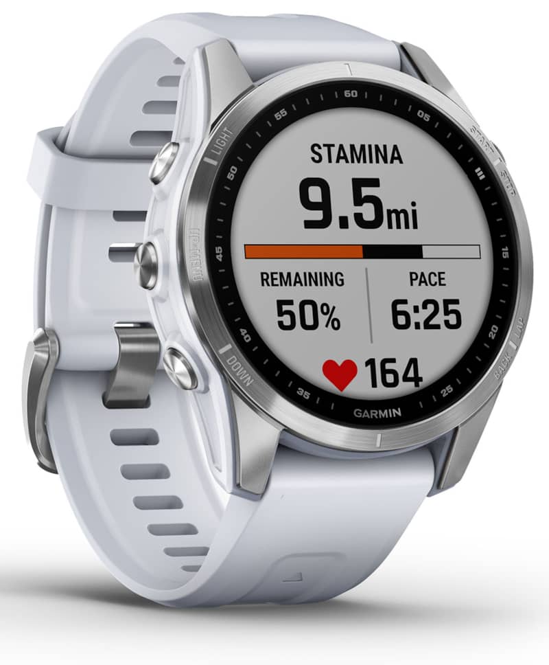 Garmin-fenix-7S-Watch-Silver-With-Whitestone-Band-010-02539-02-Front-Angled.jpg