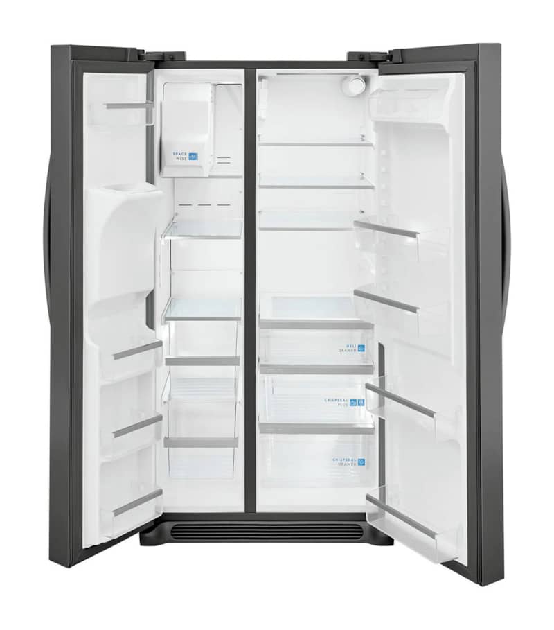 frigidaire-25.6cuft-BSS-side-by-side-refrigerator-GRSS2652BSS-open-empty.jpg